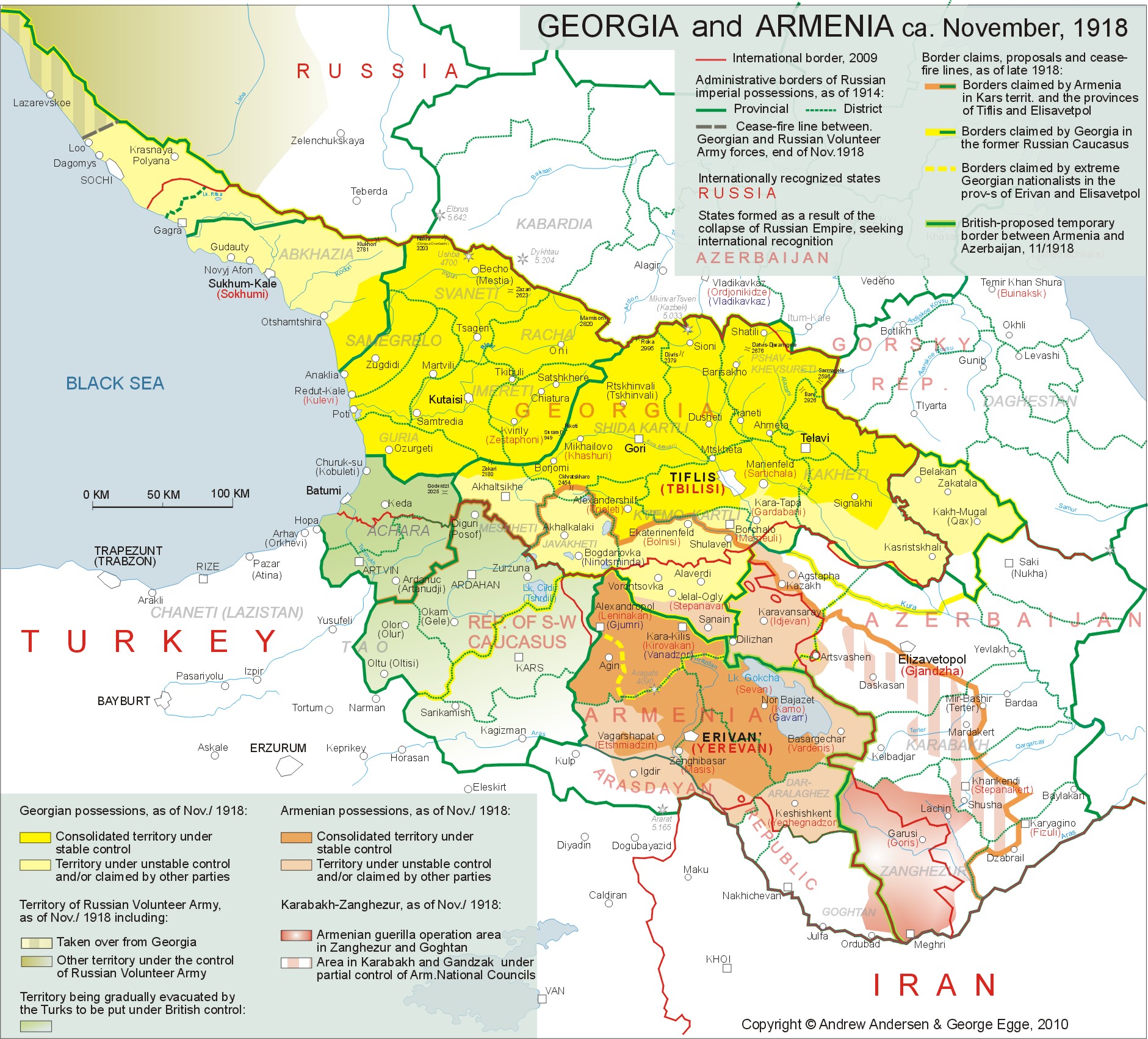 Armenia and in November 1918 [1881x1702] r/MapPorn
